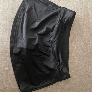 Athleta black swim skirt